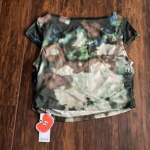 New W/tags Women’s Cider crop top shirt